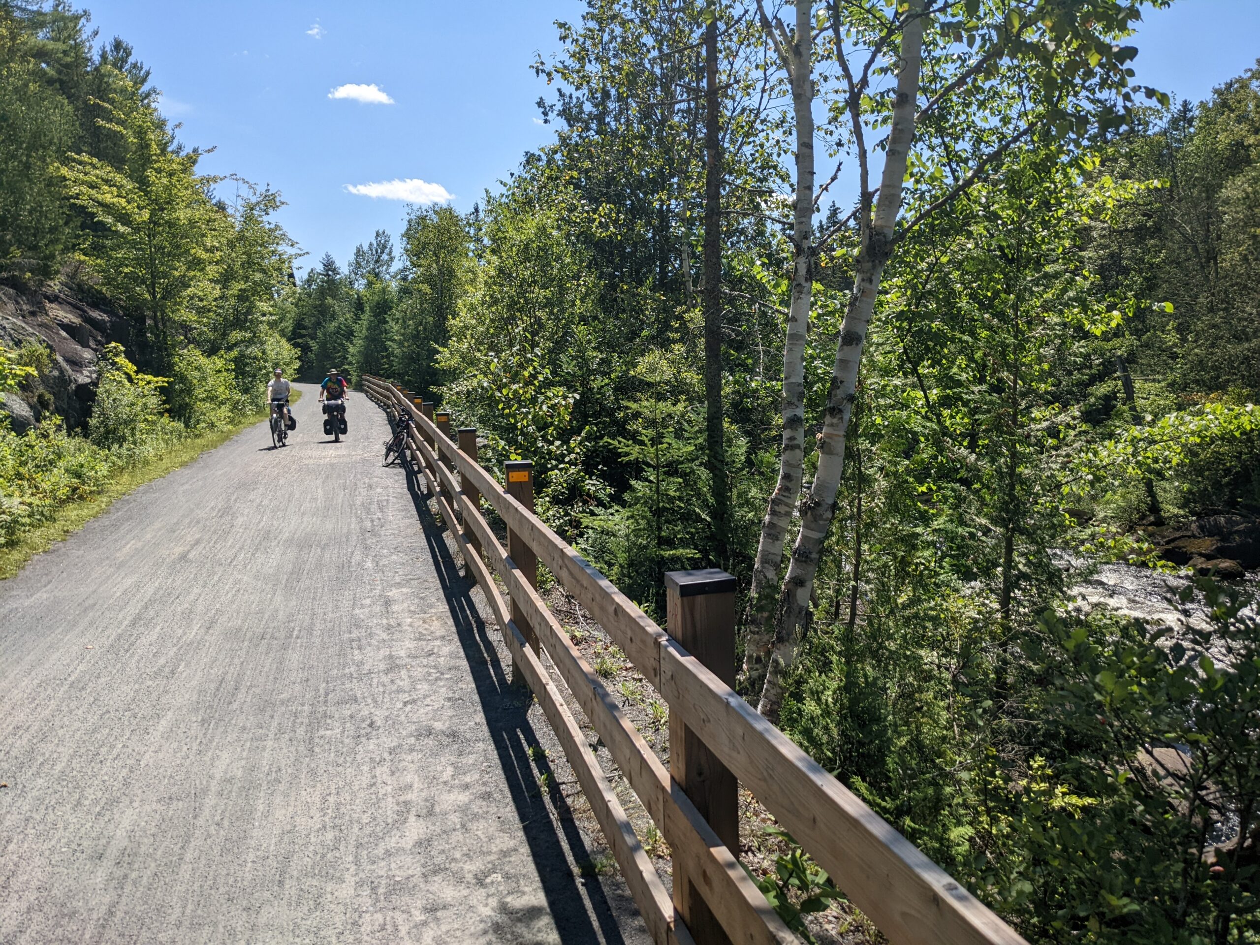 Cycling route used for daily active commuting in Canada